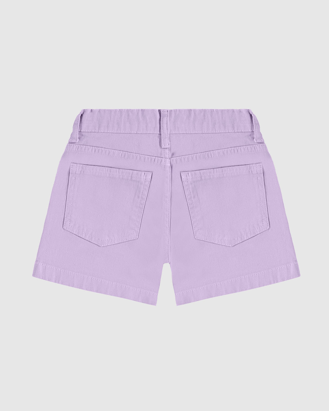 Shorts Infantil Menina Cintura Elástico Ajustável Em Sarja Stretch Malwee Kids - Imagem 10