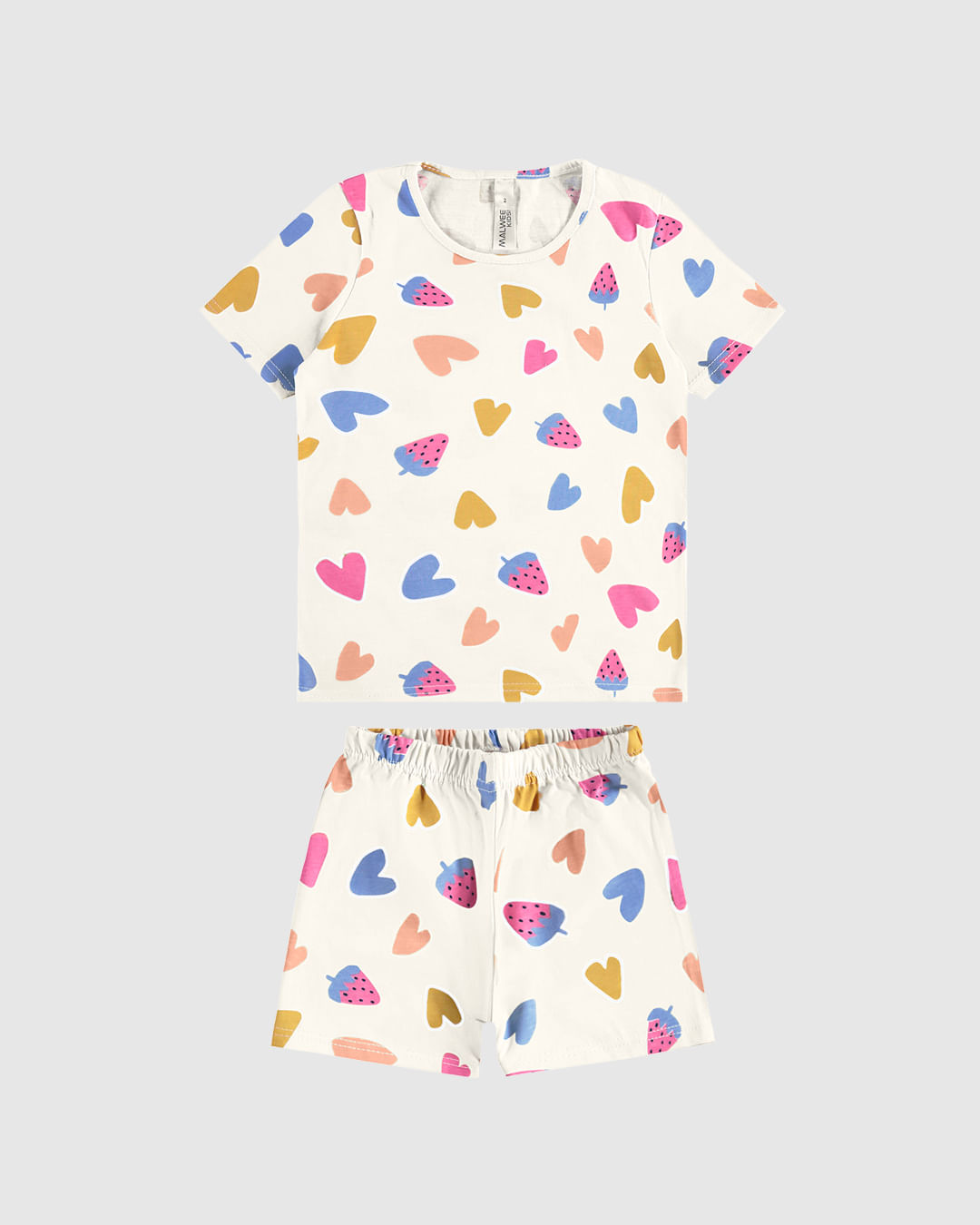 Pijama Infantil Menina Estampado Brilha No Escuro Em Algodão Malwee Kids - Imagem 4