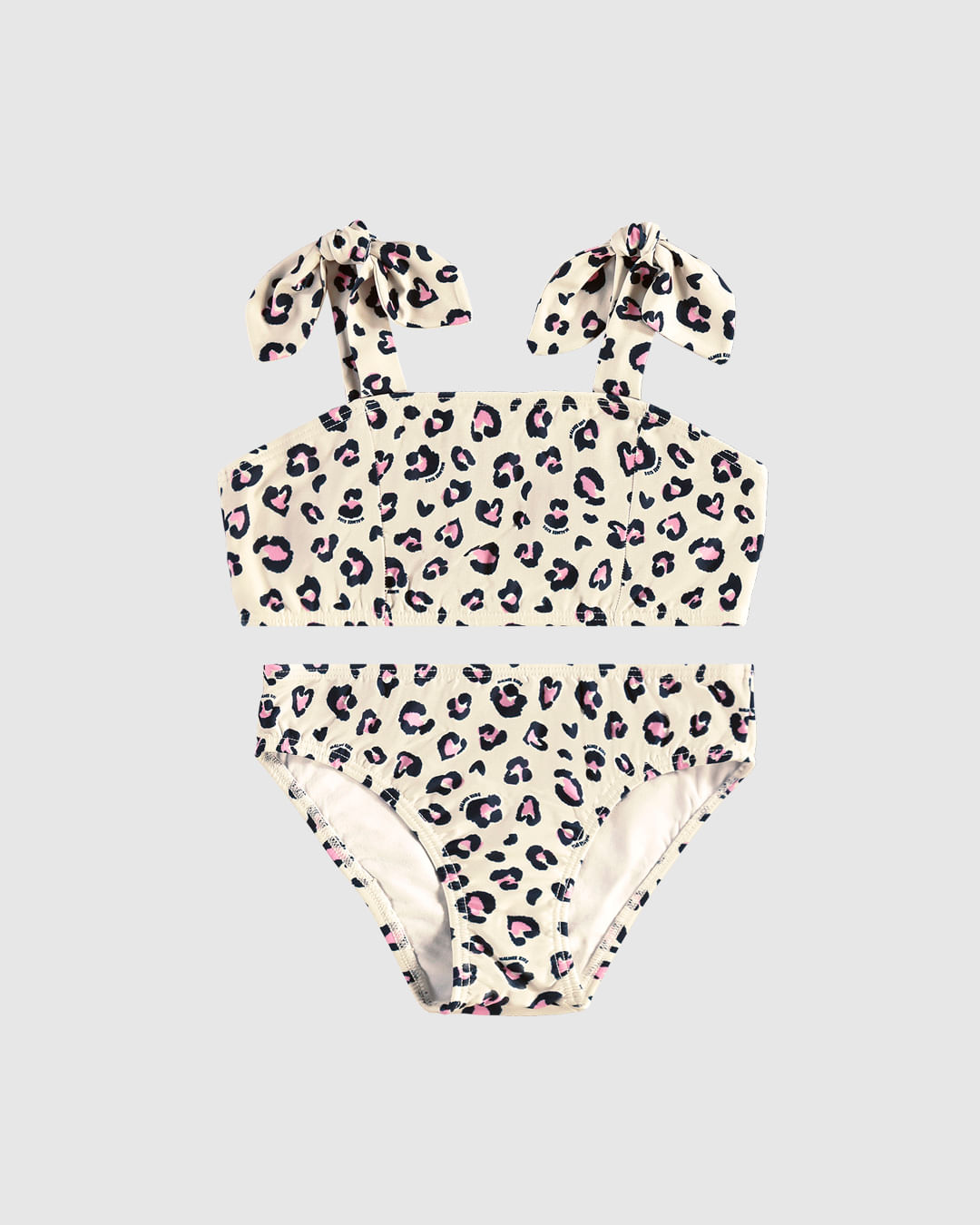 Biquíni Infantil Menina Reto Estampa Animal Print Em Malha UV50+ Malwee Kids - Imagem 8
