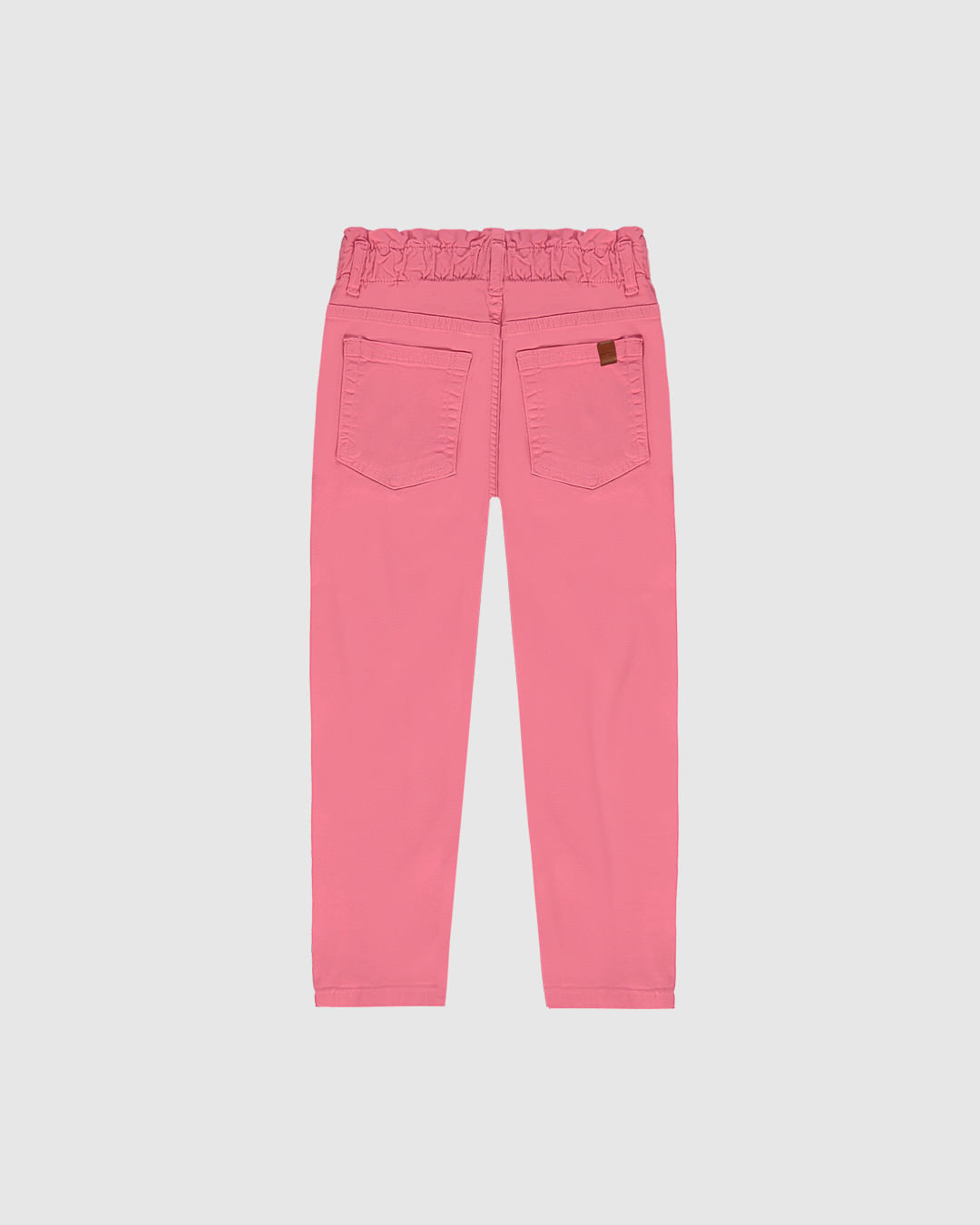 Calça Infantil Menina Slouchy Cadarço Frontal Em Sarja Stretch Malwee Kids - Imagem 8