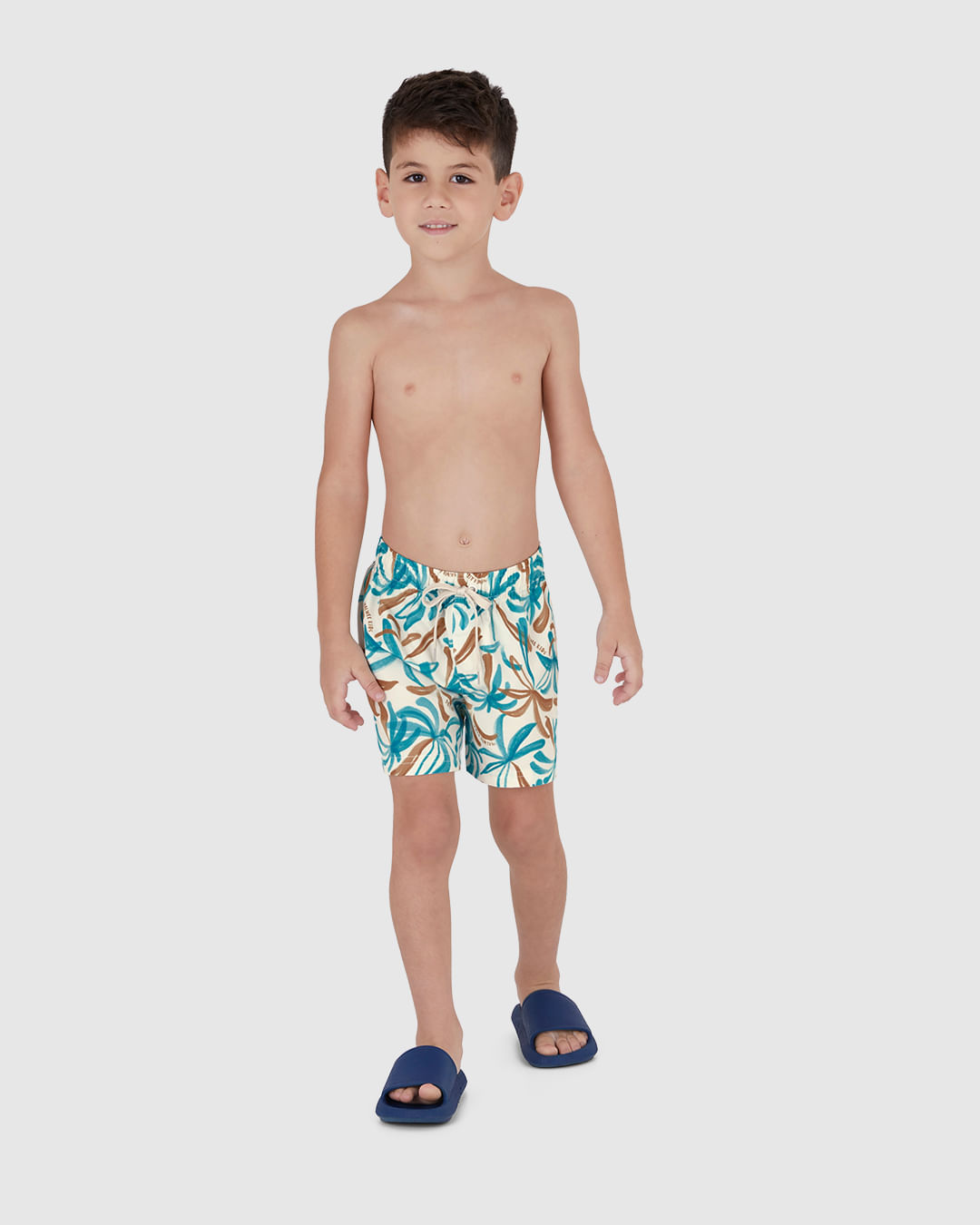 Kit 2 Shorts De Banho Infantil Menino Em Microfibra Malwee Kids - Imagem 8