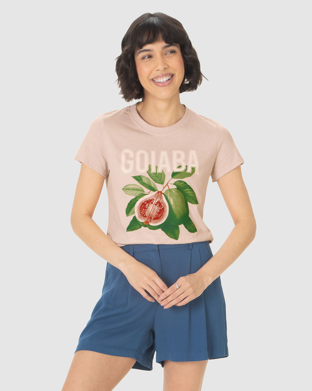 Camiseta Feminina Goiaba American Tropical Fruit Em Algodão - Imagem 11