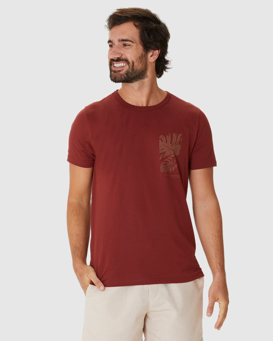Camiseta Masculina Decote Redondo We Care For The Planet Em Algodão - Imagem 11