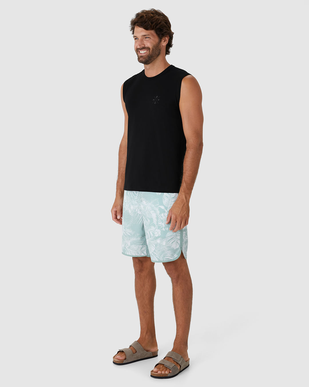 Regata Masculina Regular Estampa Peitoral Em Algodão - Imagem 22