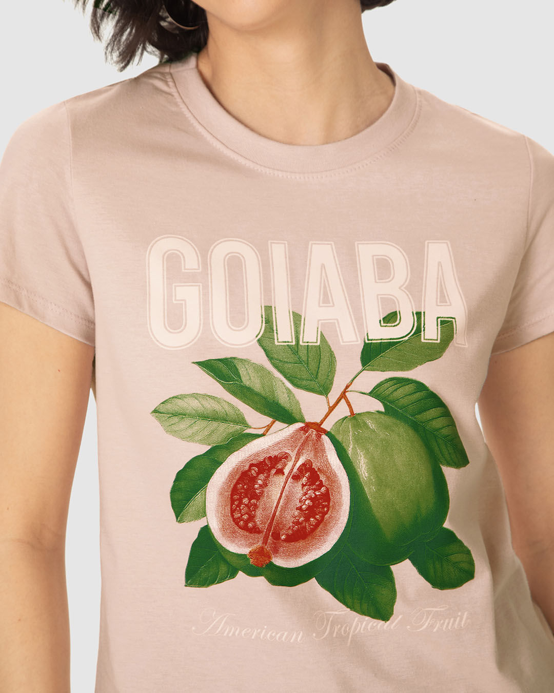 Camiseta Feminina Goiaba American Tropical Fruit Em Algodão - Imagem 23