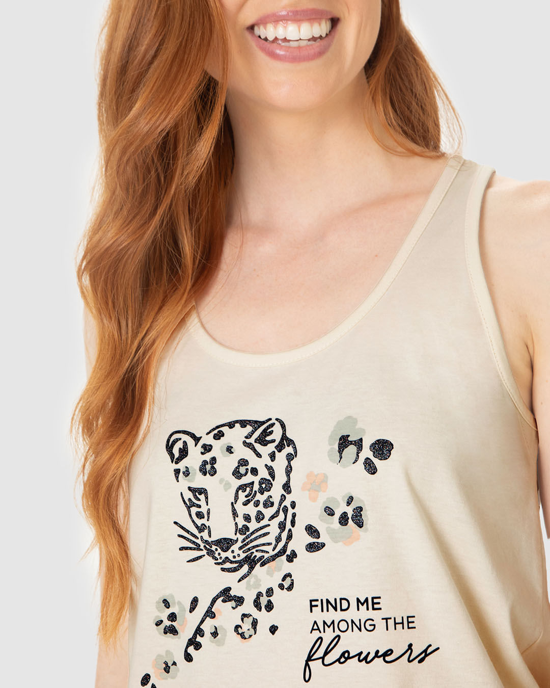 Pijama Curto Feminino Find Me Among The Flowers Em Algodão - Imagem 3