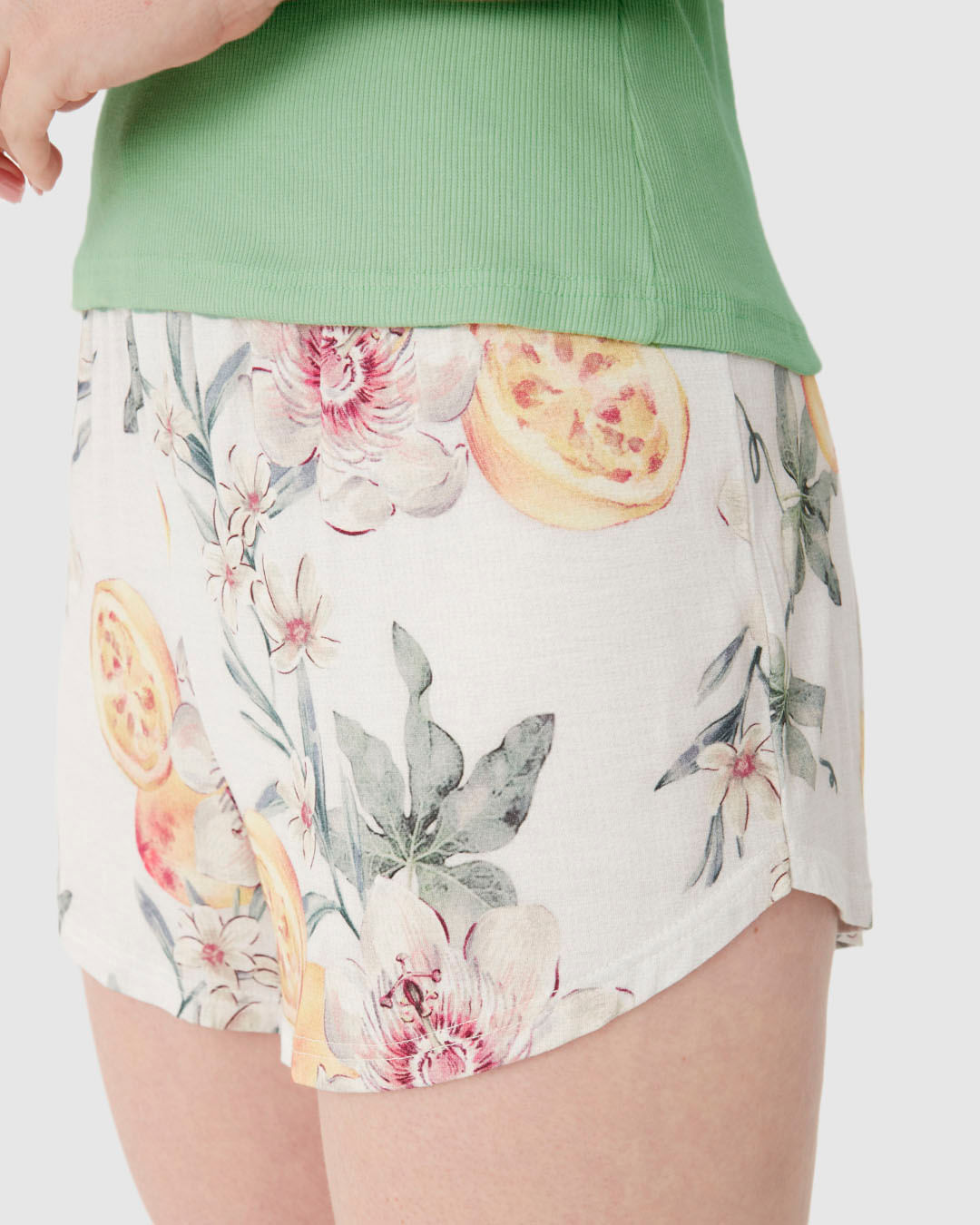 Pijama Curto Feminino Shorts Runner Estampado Em Viscose Stretch - Imagem 18