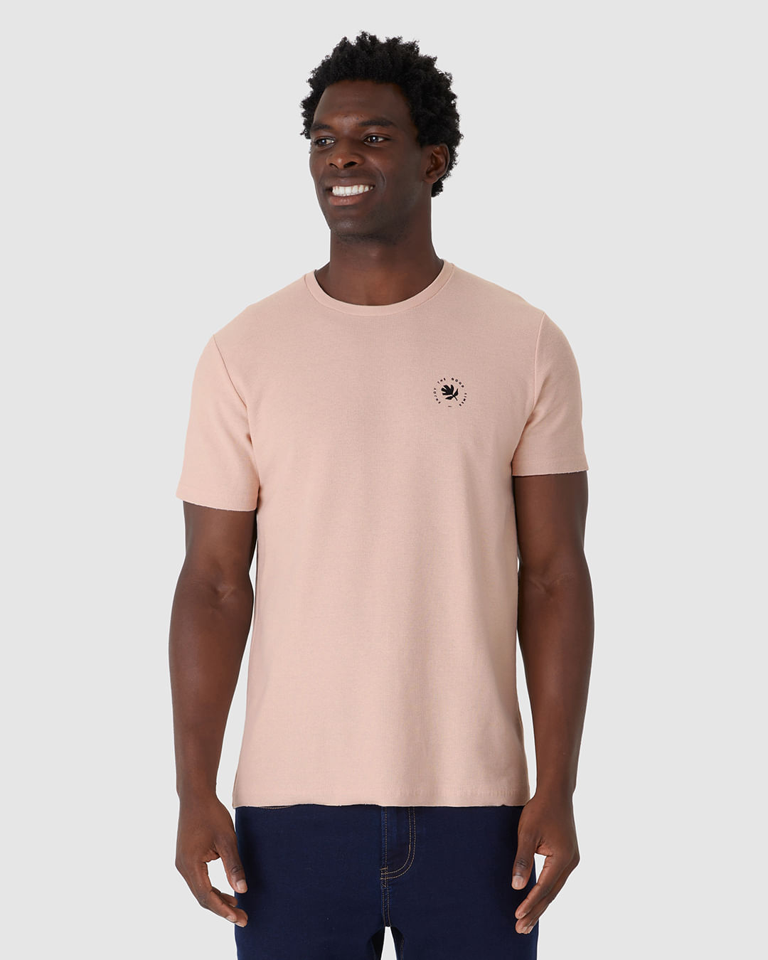 Camiseta Masculina Estampa Com Puff Em Malha Texturizada - Imagem 14