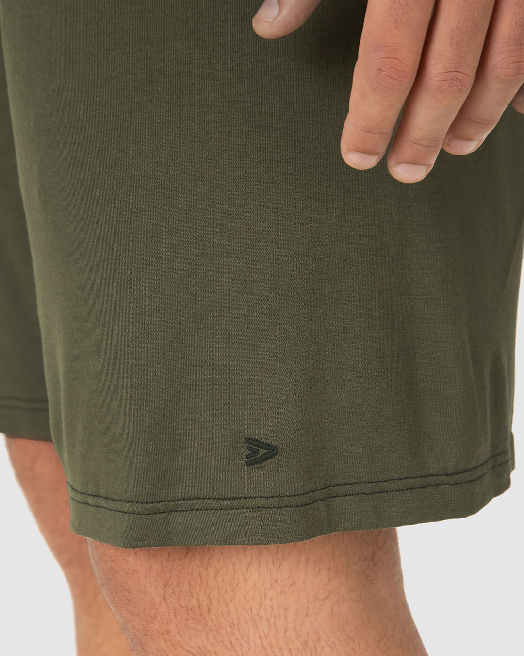 Pijama Curto Masculino Camiseta Decote V Contraste Em Viscose Stretch - Imagem 28