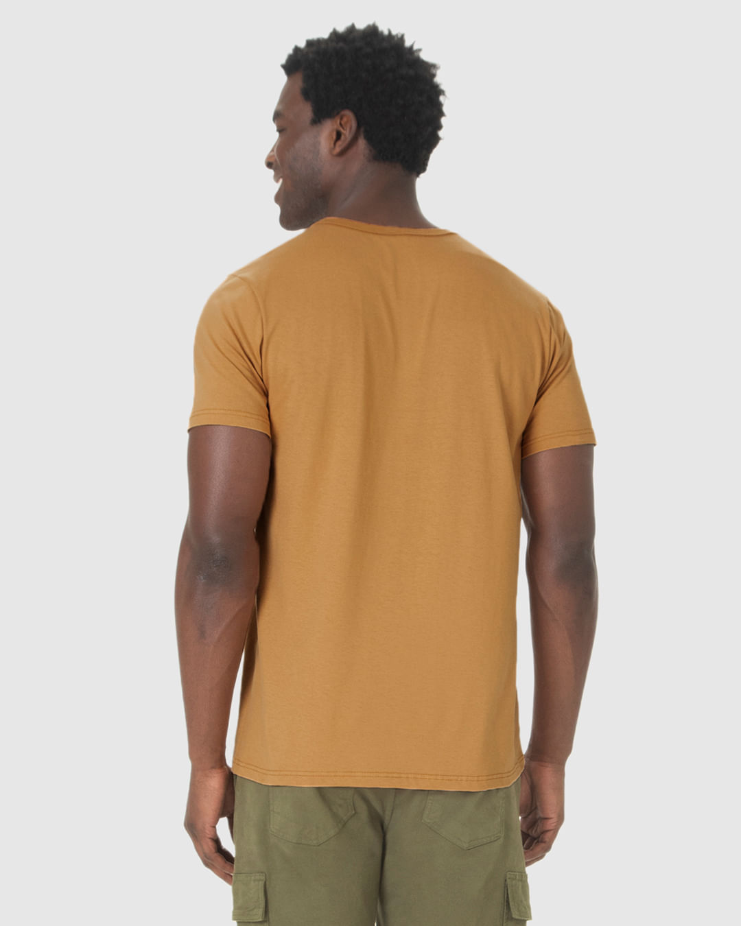 Camiseta Masculina Estampa Frontal Manga Curta Em Algodão - Imagem 15