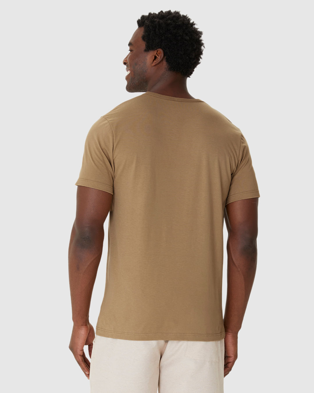 Camiseta Masculina Be Present Estampa Alto Relevo Em Algodão - Imagem 20