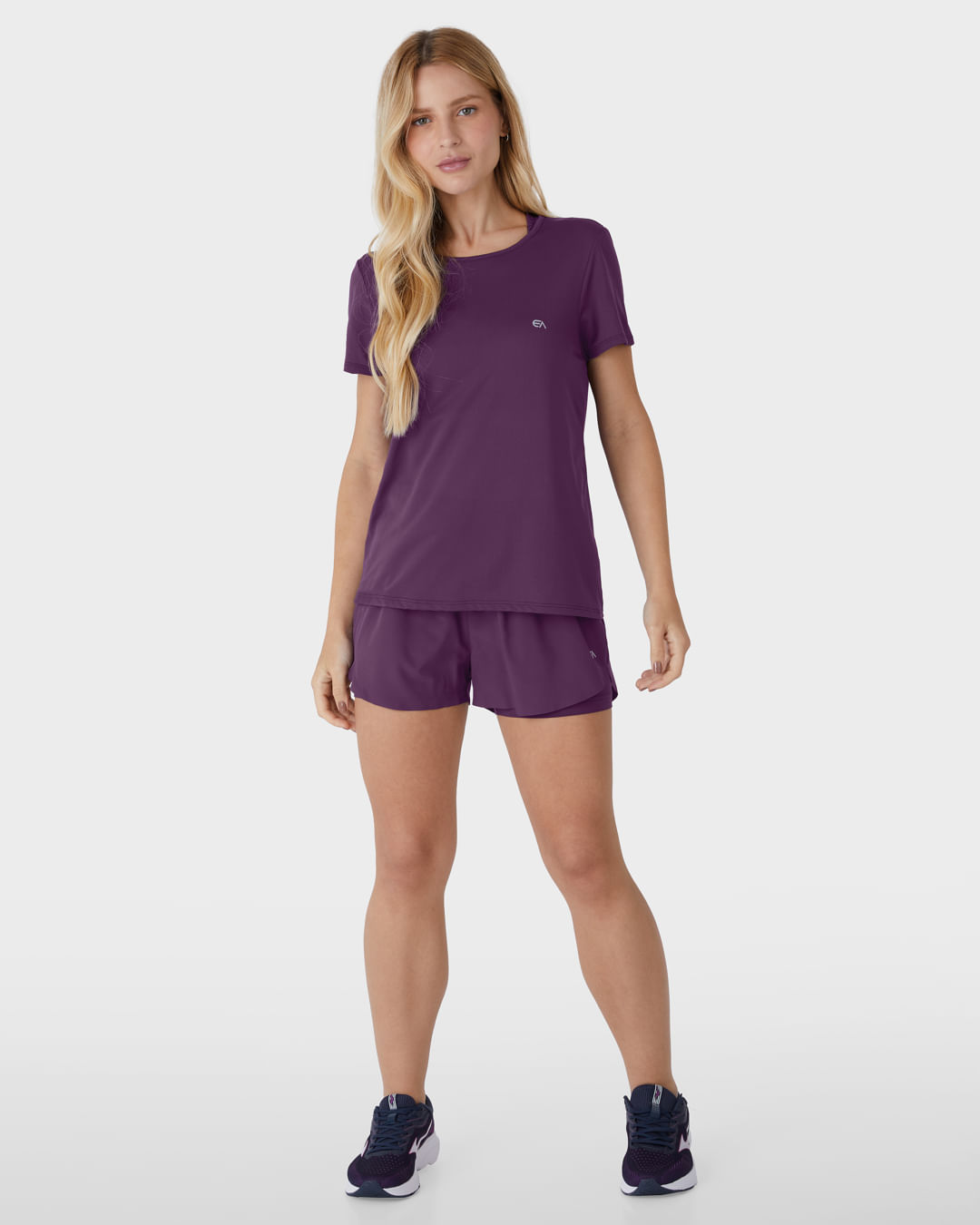 Blusa Básica Feminina Manga Curta Em Malha Dry - ENFIM - Imagem 5