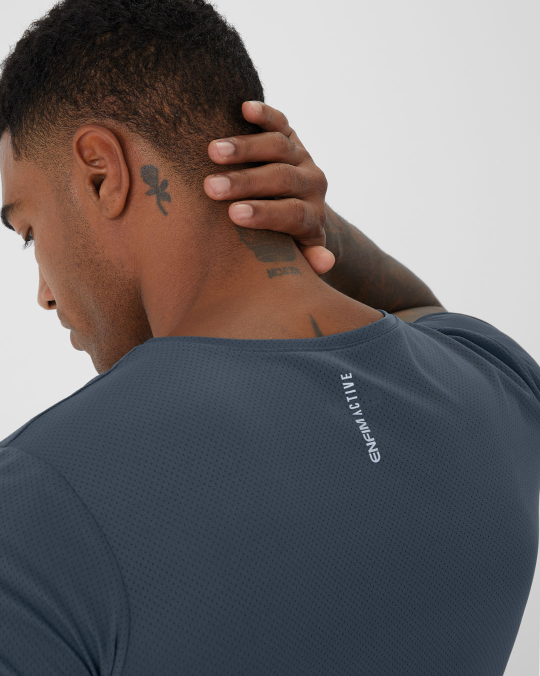 Camiseta Masculina Slim Em Malha Dry - ENFIM - Imagem 2