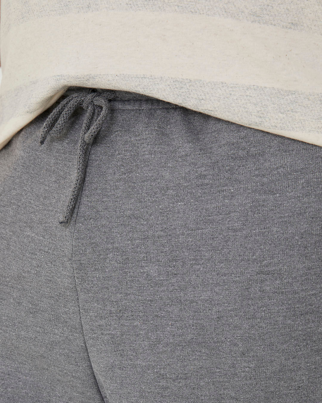 Bermuda Básica Masculina Plus Size Cadarço Frontal Em Moletom - Imagem 9