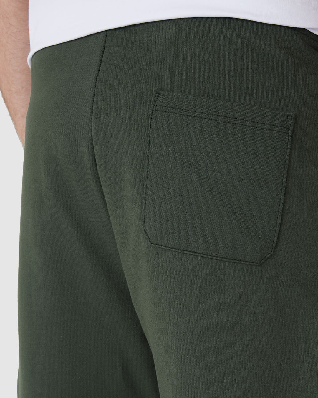 Bermuda Básica Masculina Plus Size Cadarço Frontal Em Moletom - Imagem 23