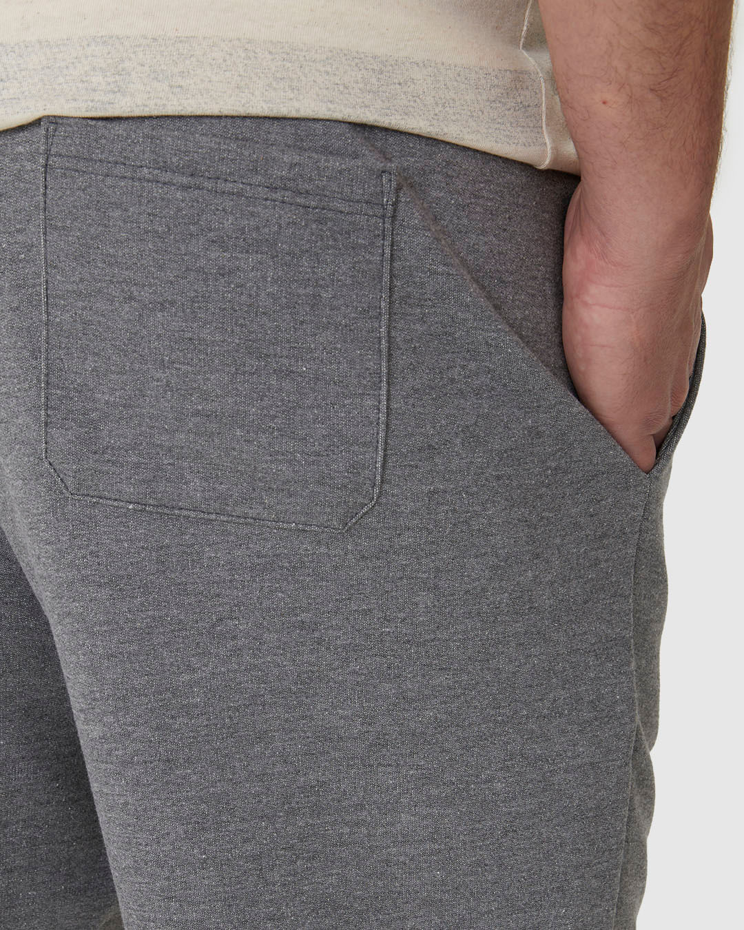 Bermuda Básica Masculina Plus Size Cadarço Frontal Em Moletom - Imagem 28