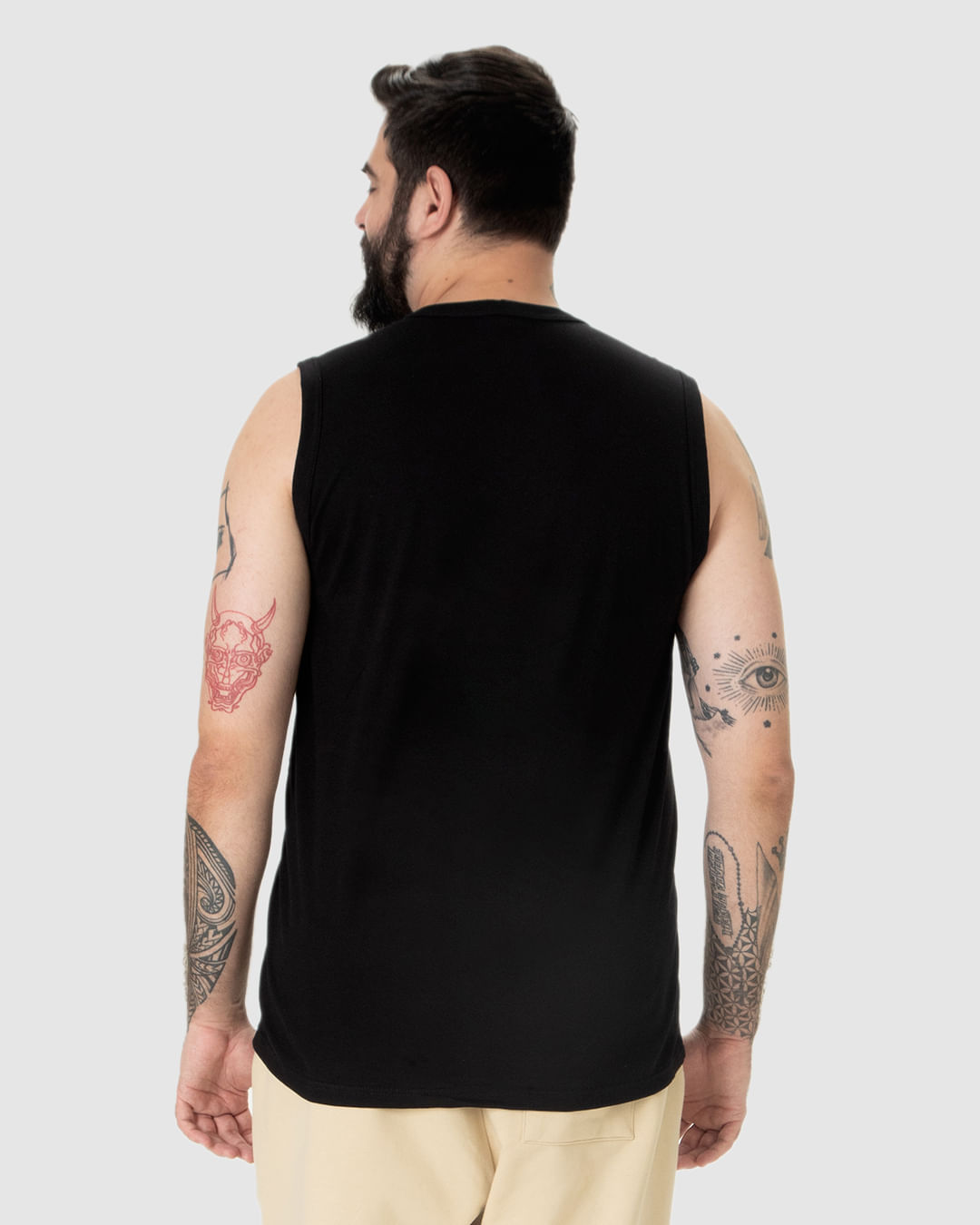 Regata Masculina Plus Size Believe In The Future Em Algodão - Imagem 12