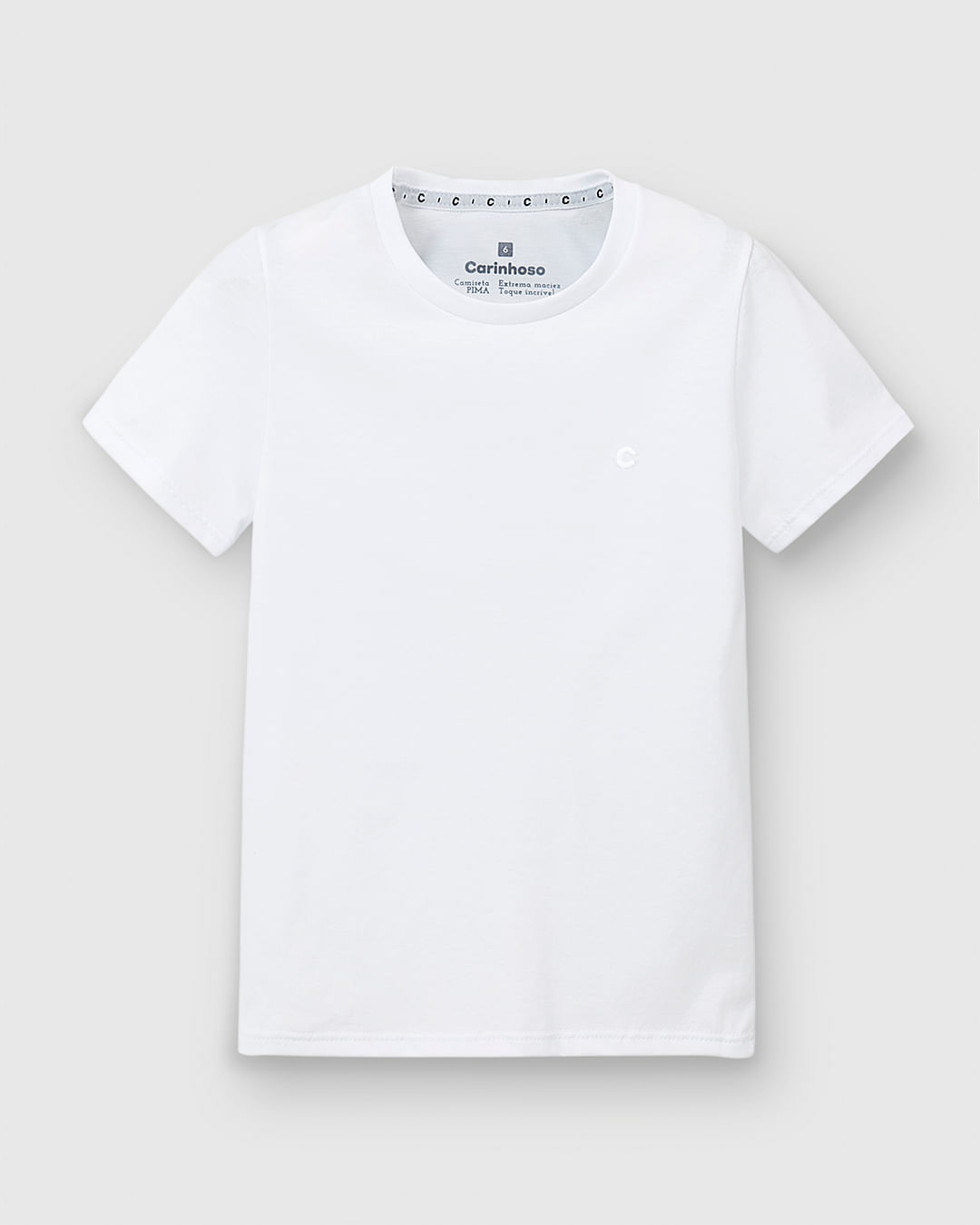 Camiseta Menino Manga Curta Em Algodão Pima - Carinhoso - Imagem 28