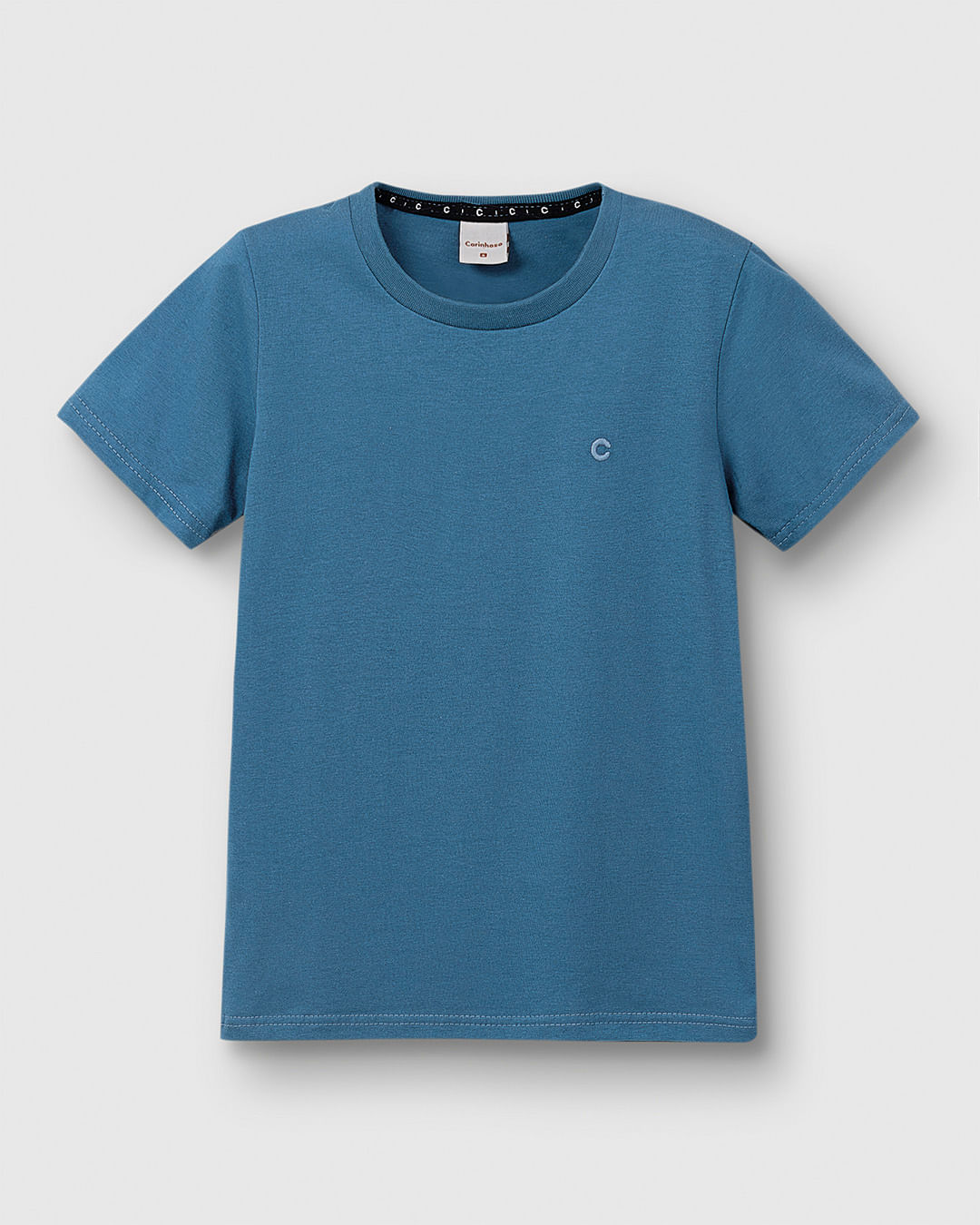 Camiseta Menino Manga Curta Em Algodão - Carinhoso - Imagem 29