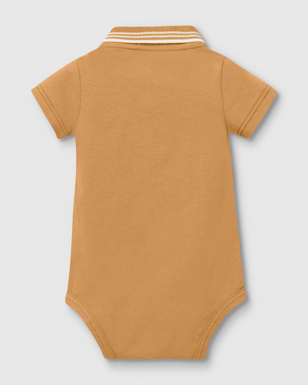 Body Polo Menino Peitilho Frontal Manga Curta Em Algodão - Carinhoso - Imagem 14