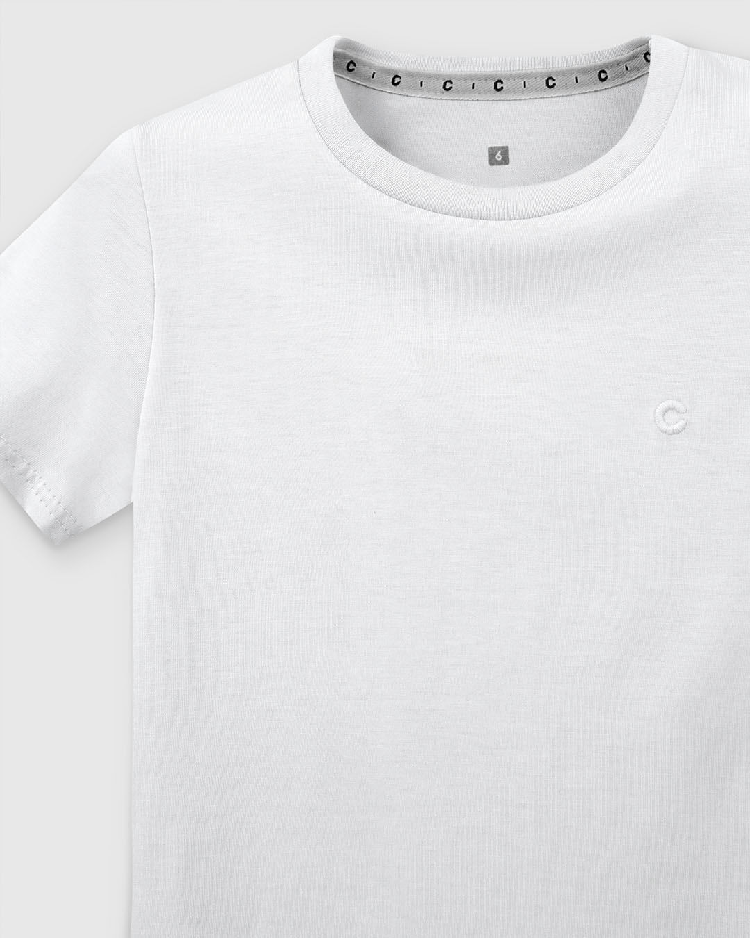 Camiseta Menino Manga Curta Em Algodão Pima - Carinhoso - Imagem 12