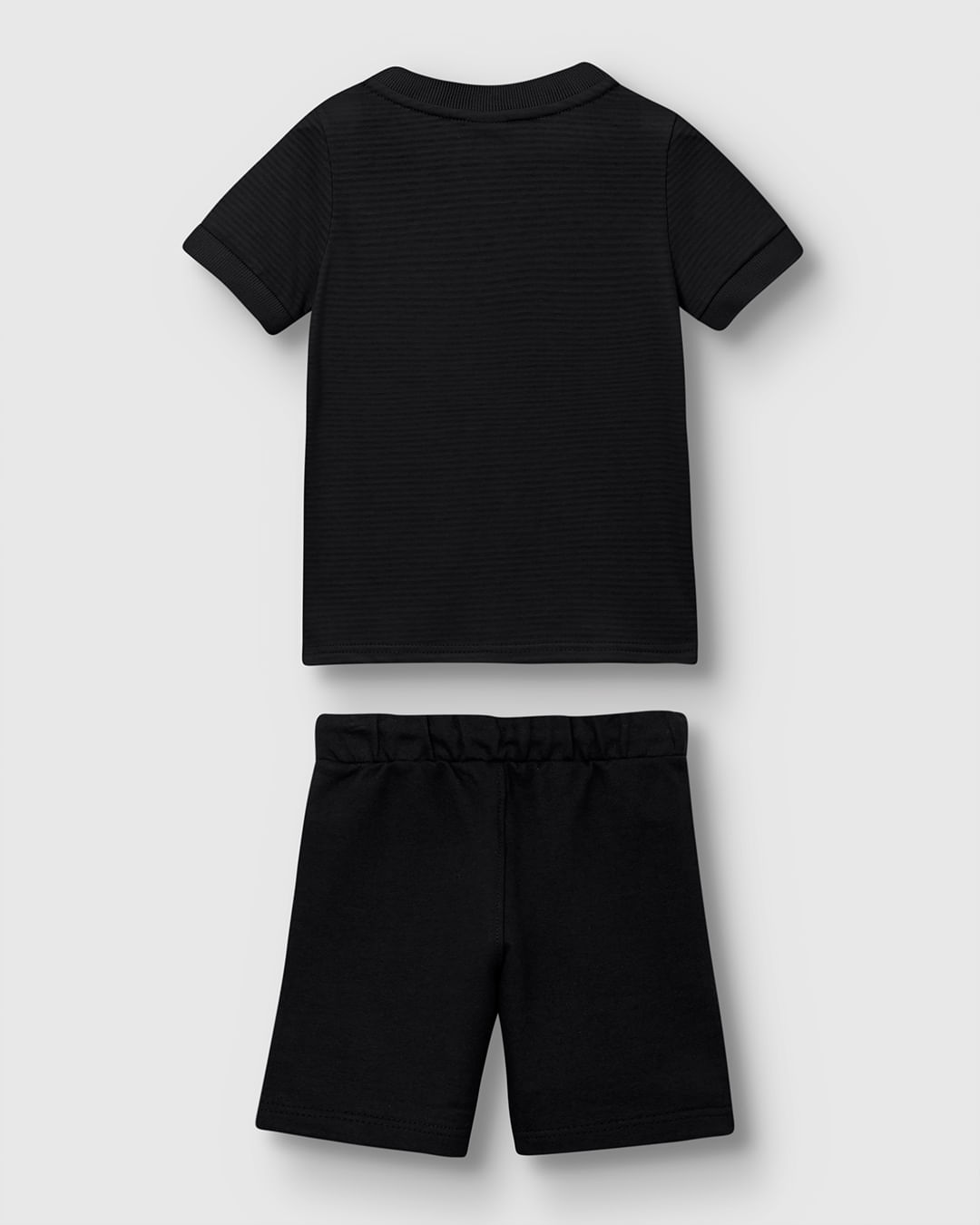 Conjunto Menino Camiseta E Bermuda Bolso Frontal Em Moletom - Carinhoso - Imagem 6