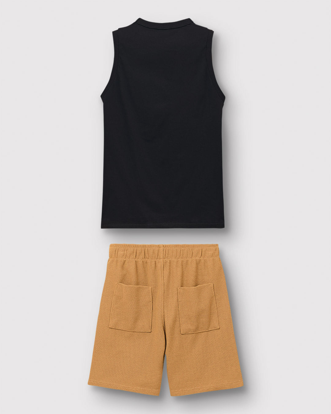 Conjunto Menino Regata E Bermuda Em Malha Texturizada - Carinhoso - Imagem 9