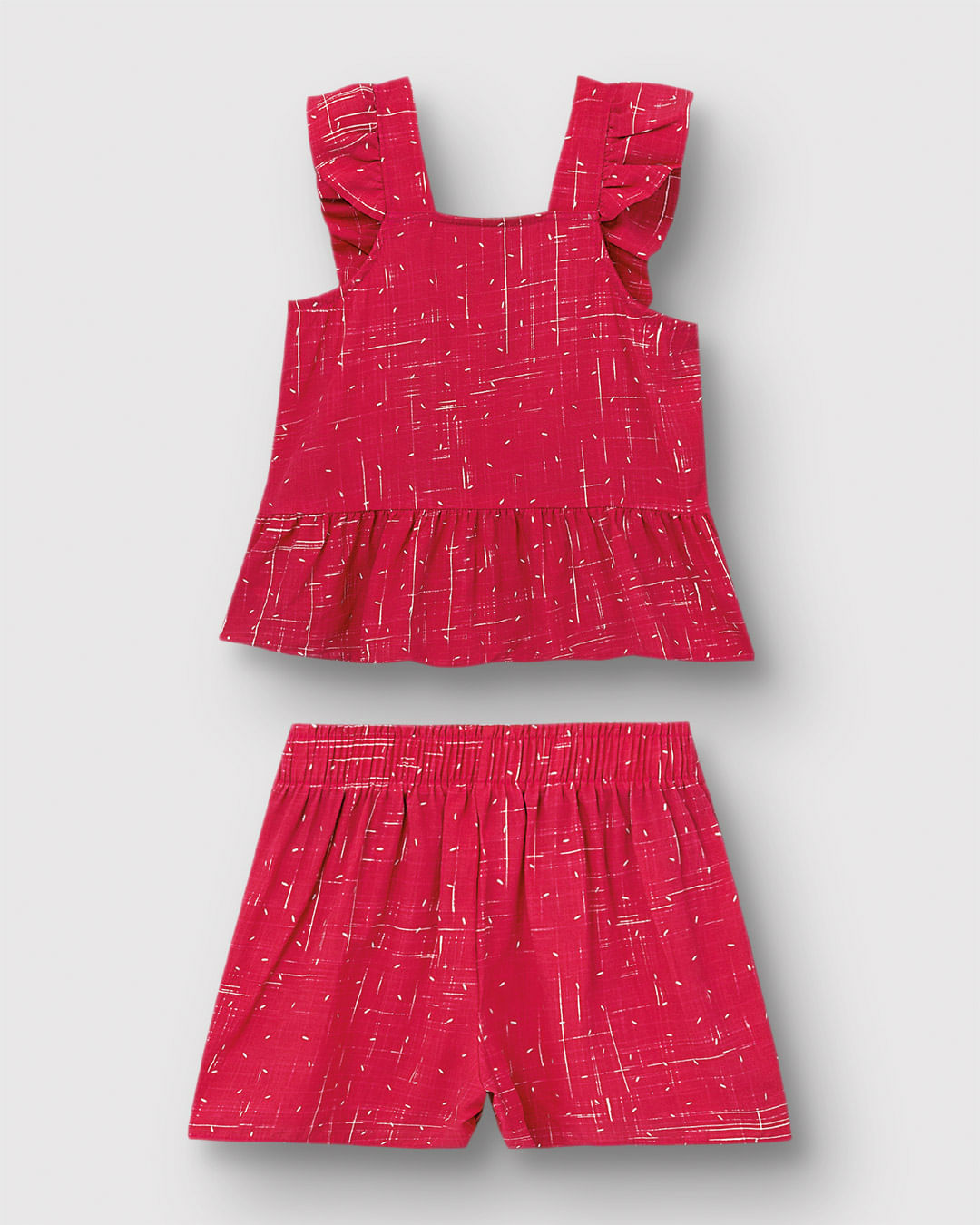 Conjunto Menina Blusa Babados Botões Frontais Em Viscose - Carinhoso - Imagem 9