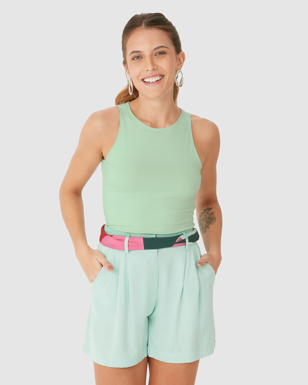 Regata Justa Feminina Em Algodão - Imagem 11