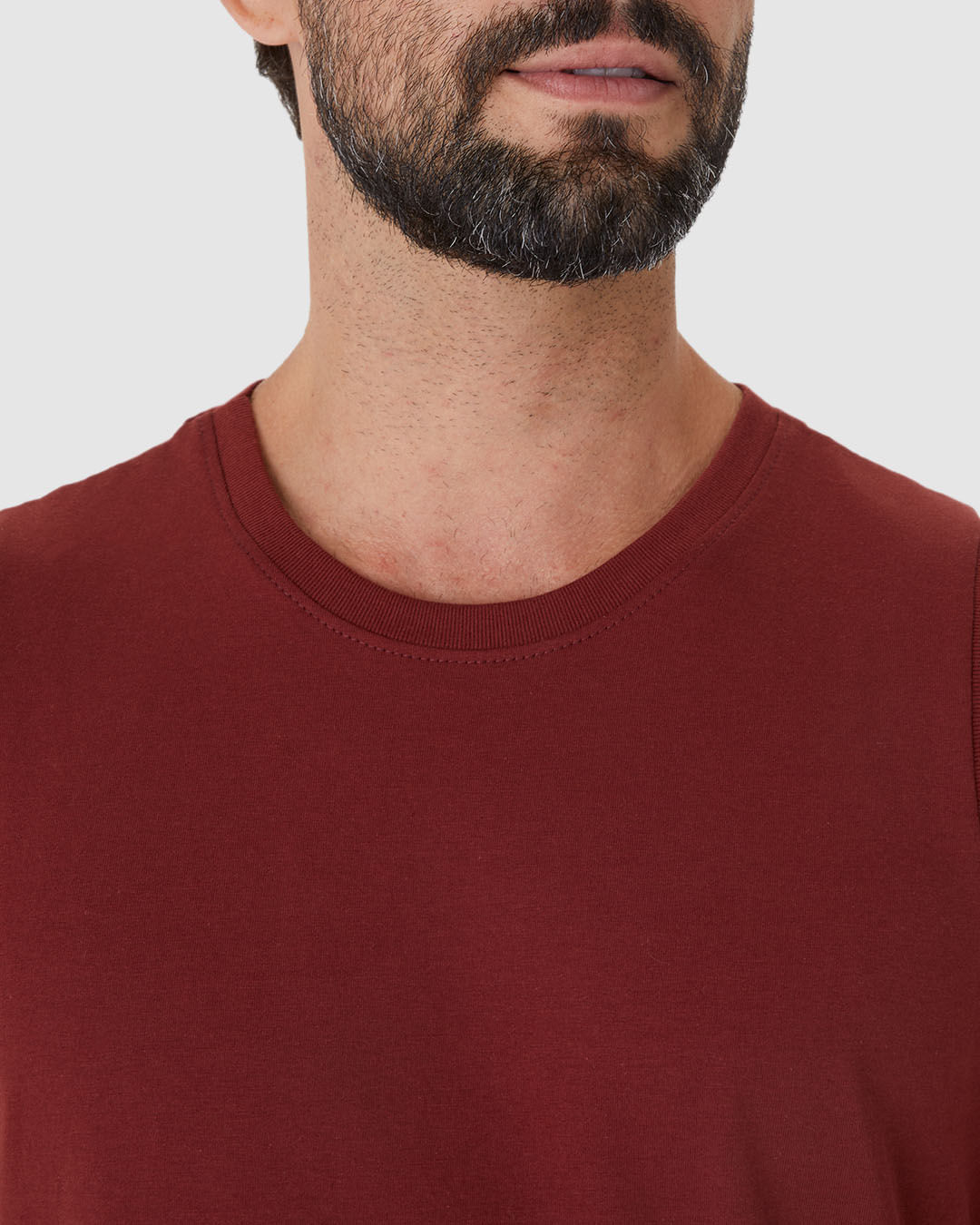 Regata Básica Masculina Cava Ajustada Em Algodão - Imagem 28