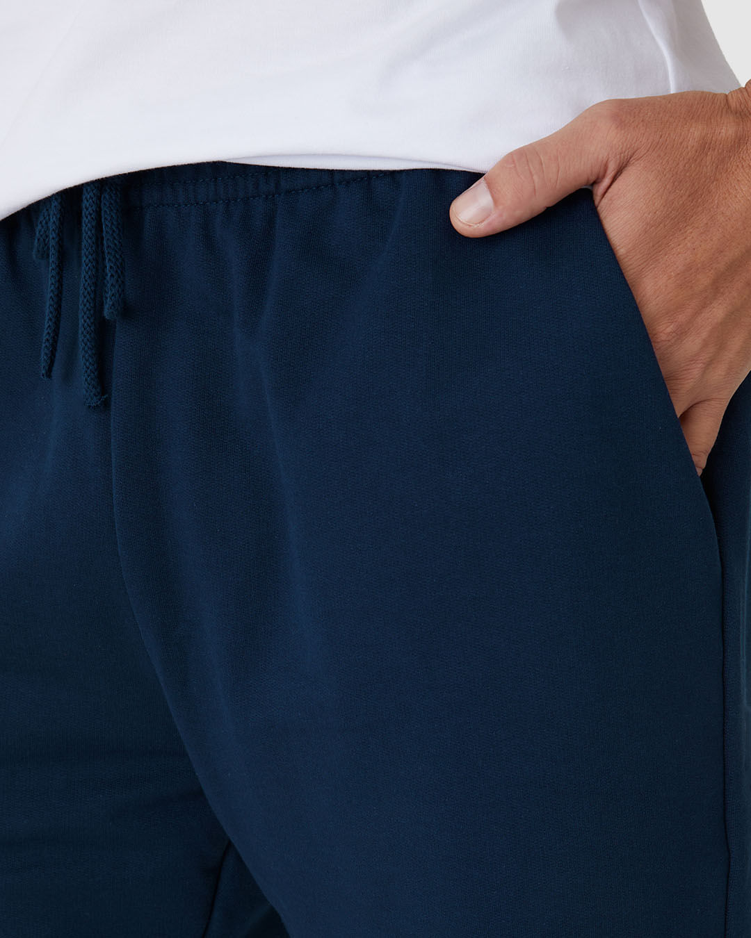 Bermuda Básica Masculina Comfort Bolso Funcional Em Moletom - Imagem 8