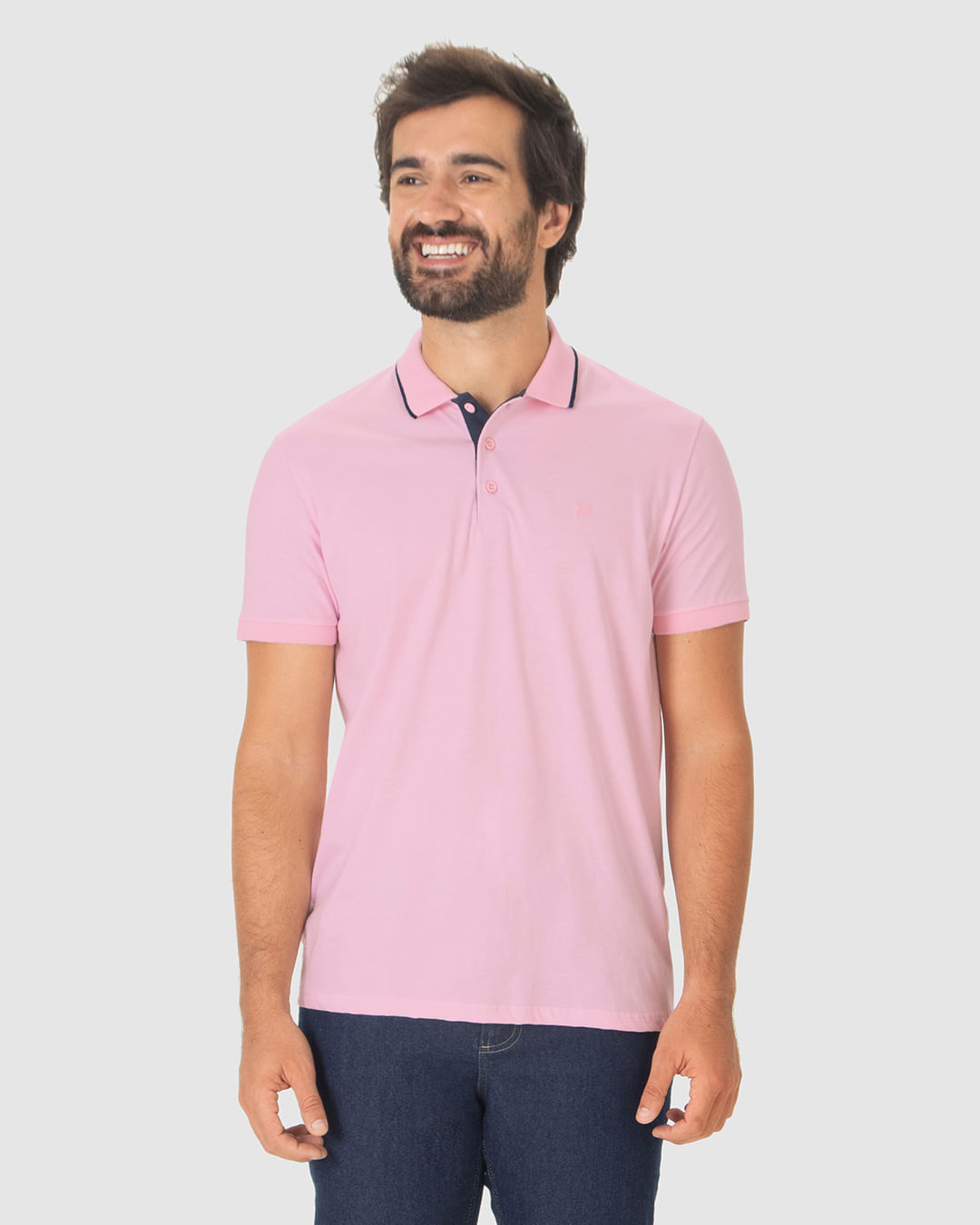Camisa Polo Básica Masculina Em Algodão - Imagem 29