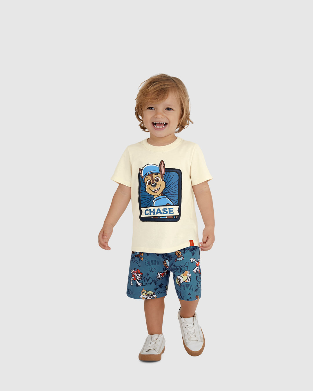 Conjunto Infantil Menino Estampa Chase Patrulha Canina Malwee Kids
