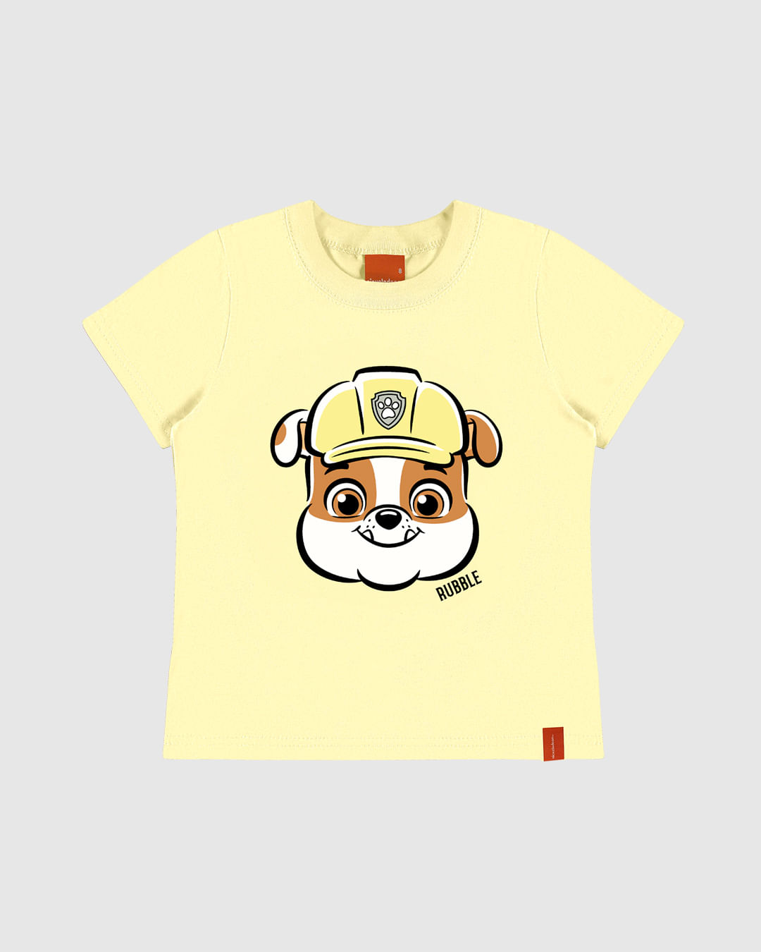 Camiseta Infantil Menino Rubble Patrulha Canina Em Algodão Malwee Kids
