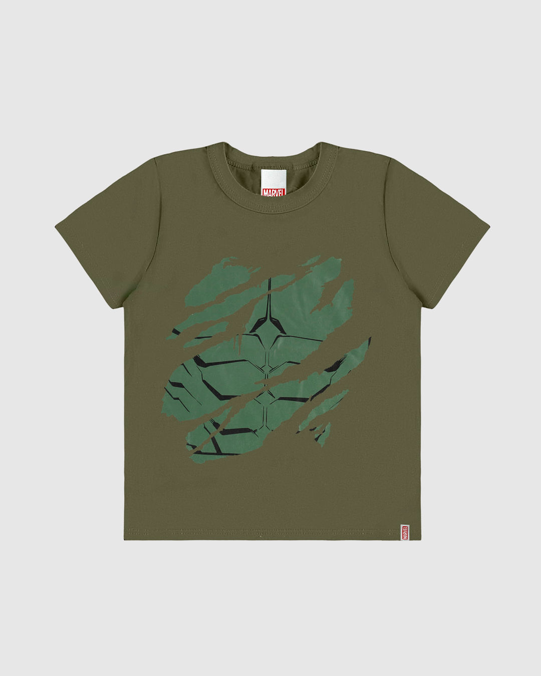 Camiseta Infantil Menino Decote Redondo Manga Curta Avengers Malwee Kids - Imagem 2