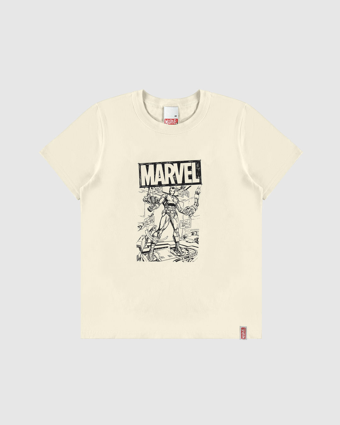 Camiseta Infantil Menino Manga Curta Avengers Marvel Em Algodão Malwee Kids - Imagem 3