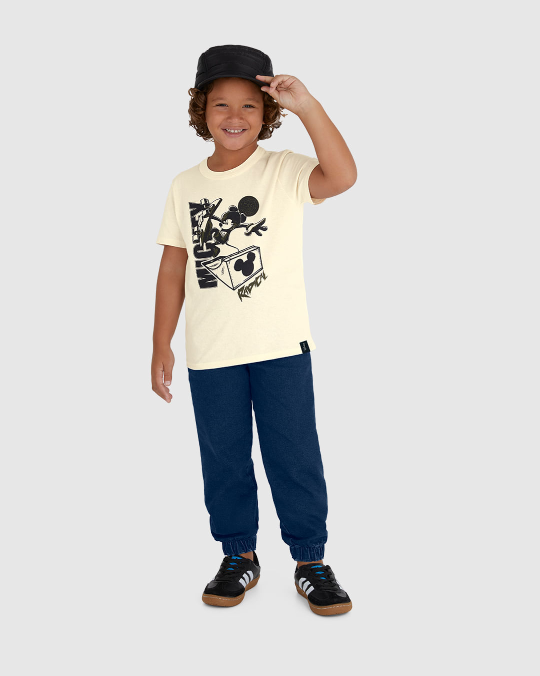 Camiseta Infantil Menino Radical Mickey Disney Em Algodão Malwee Kids - Imagem 5