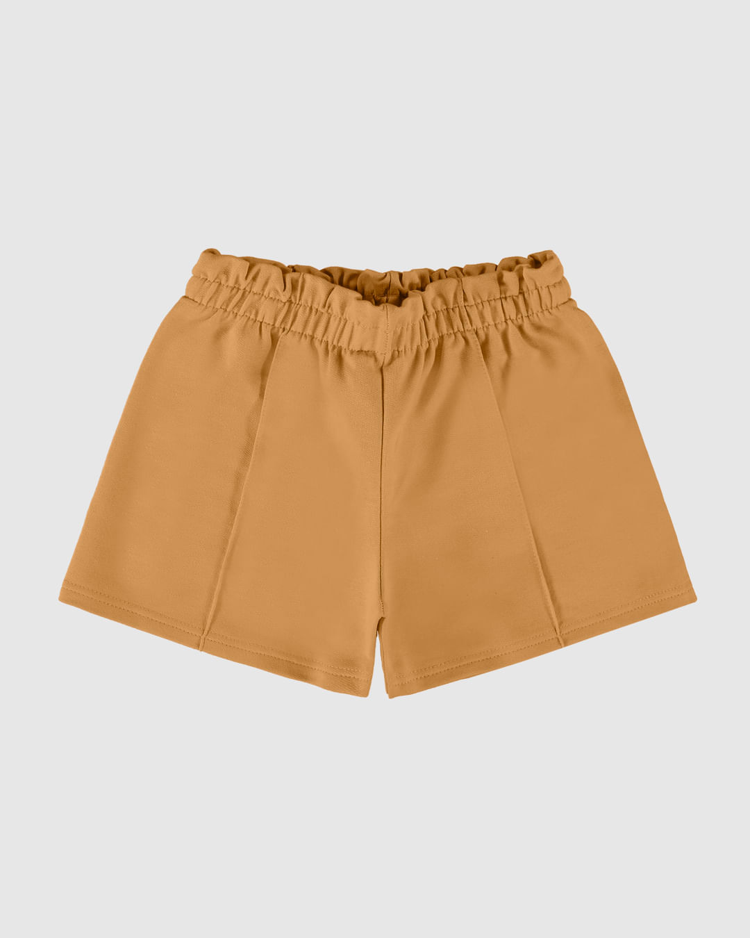 Shorts Infantil Menina Clochard Recorte Frontal Em Moletinho Malwee Kids - Imagem 6