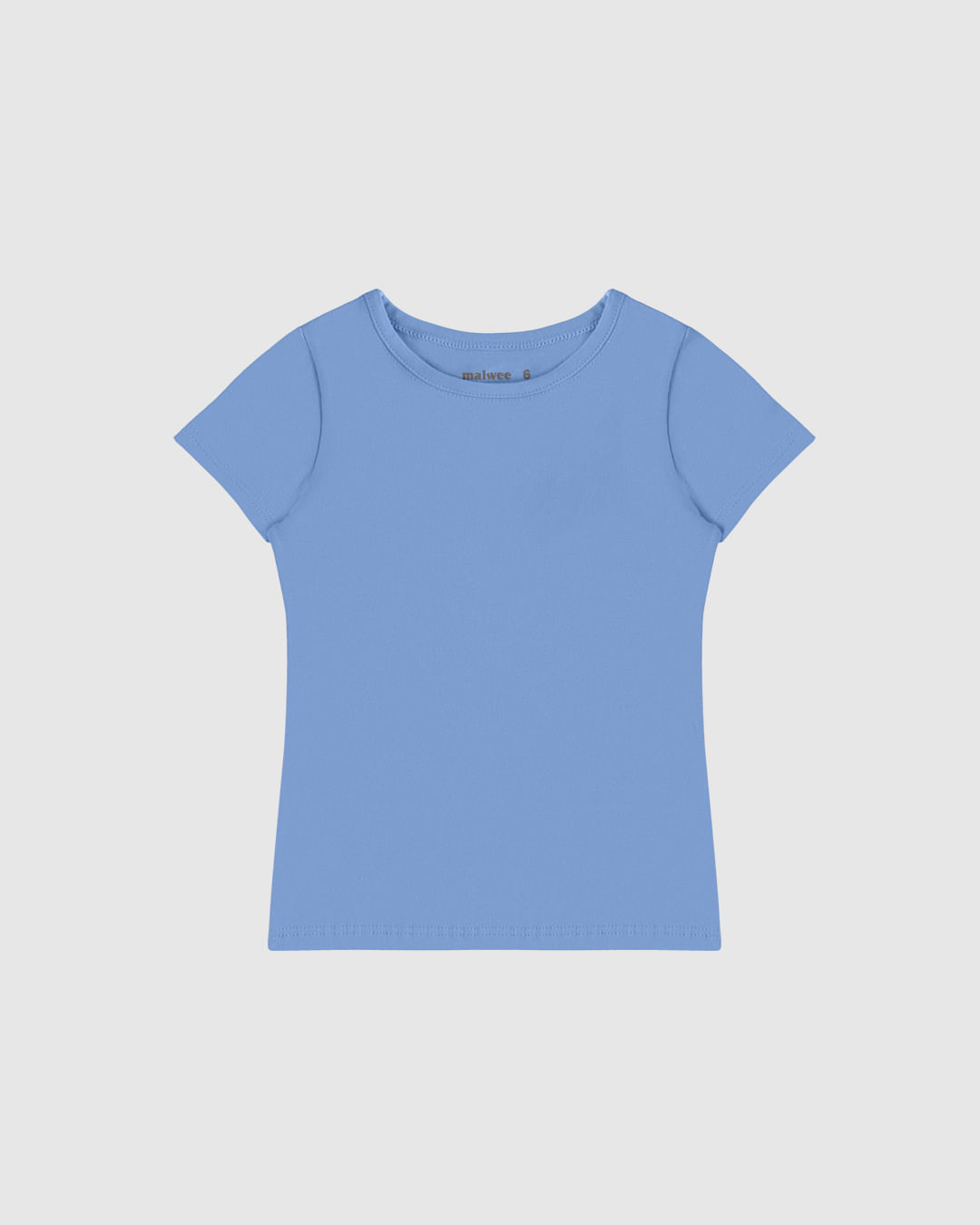 Blusa Infantil Menina Decote Redondo Em Algodão Malwee Kids