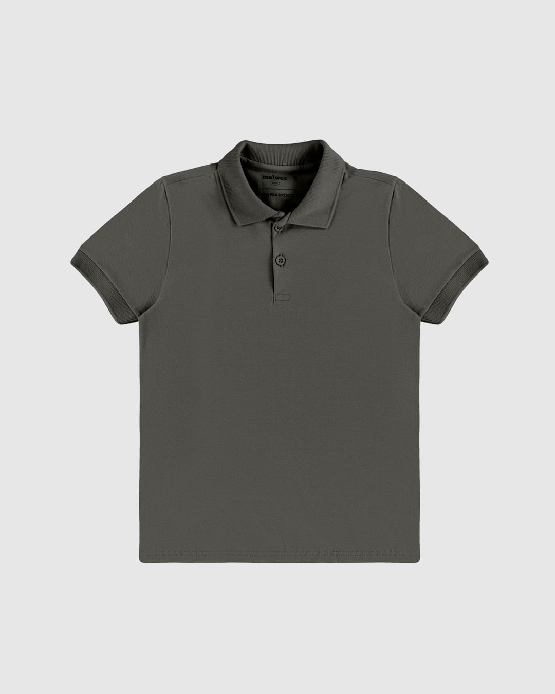 Camisa Polo Infantil Menino Gola Esporte Em Piquet Stretch Malwee Kids - Imagem 7