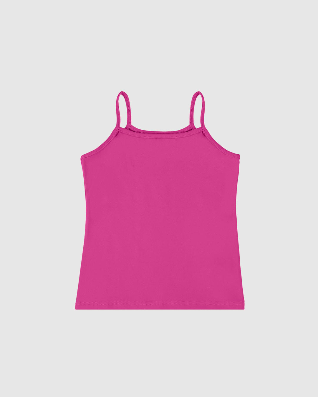 Regata Infantil Menina Alça Fina Em Algodão Malwee Kids - Imagem 2