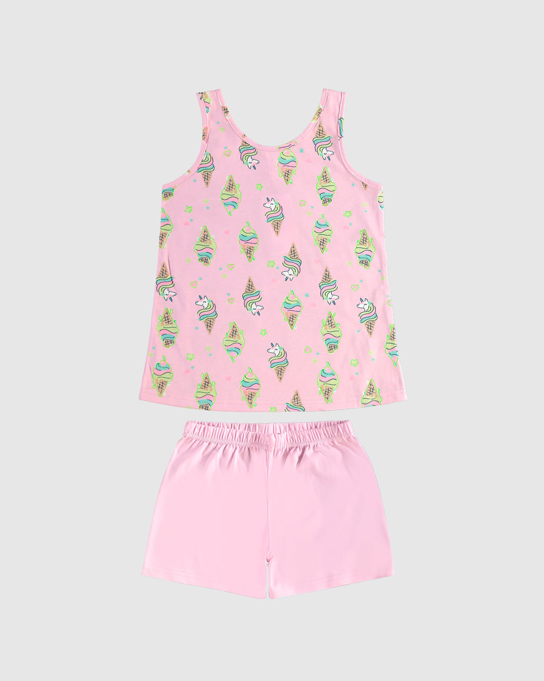 Pijama Infantil Menina Regata Estampa Brilha No Escuro Em Algodão Malwee Kids - Imagem 16