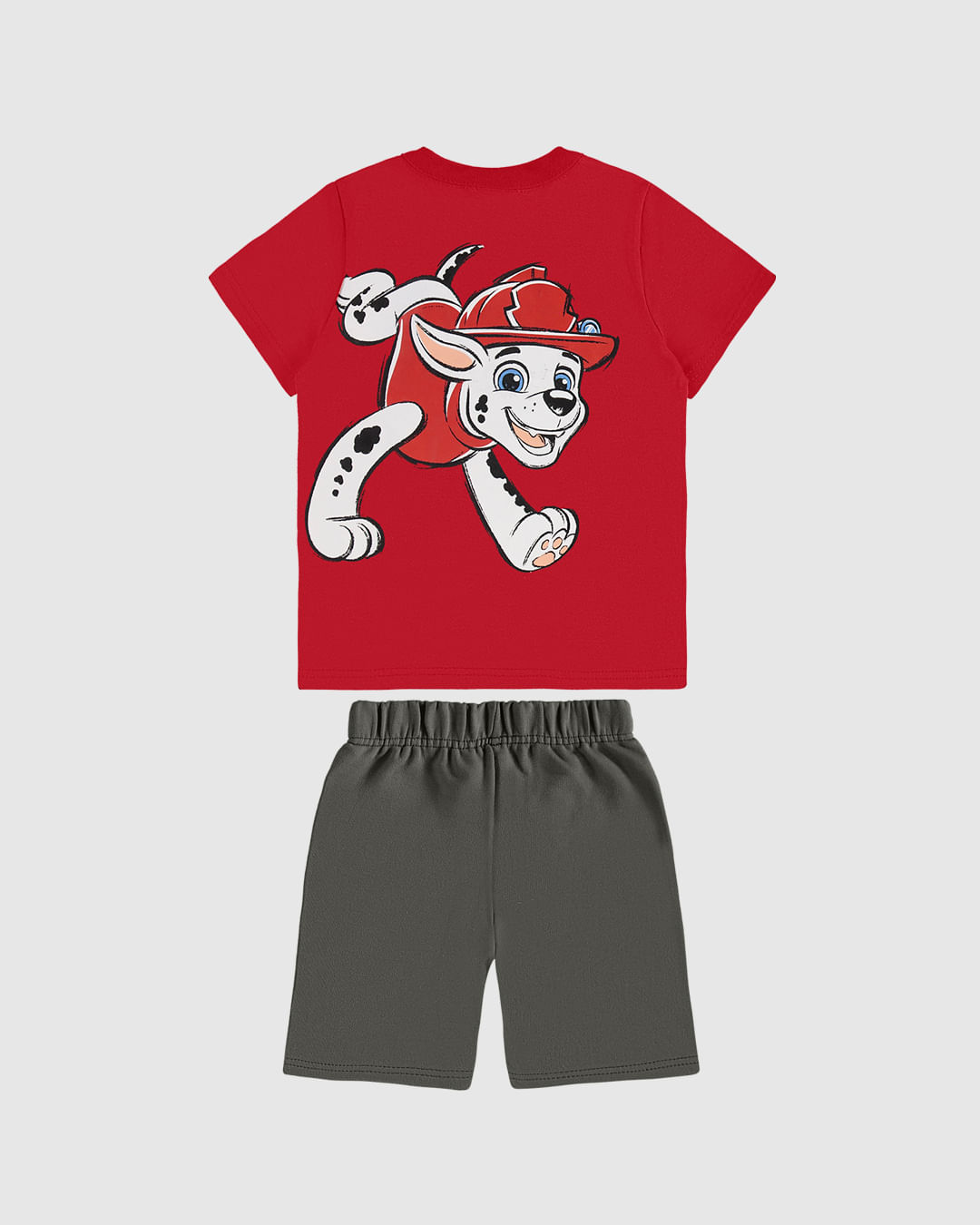 Conjunto Infantil Menino Patrulha Canina Bermuda Moletinho Malwee Kids - Imagem 10