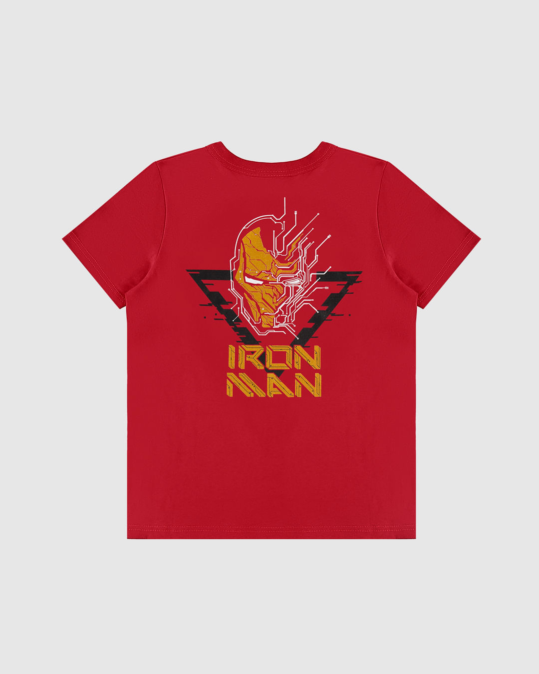 Camiseta Infantil Menino Estampa Metalizada Avengers Em Algodão Malwee Kids - Imagem 4