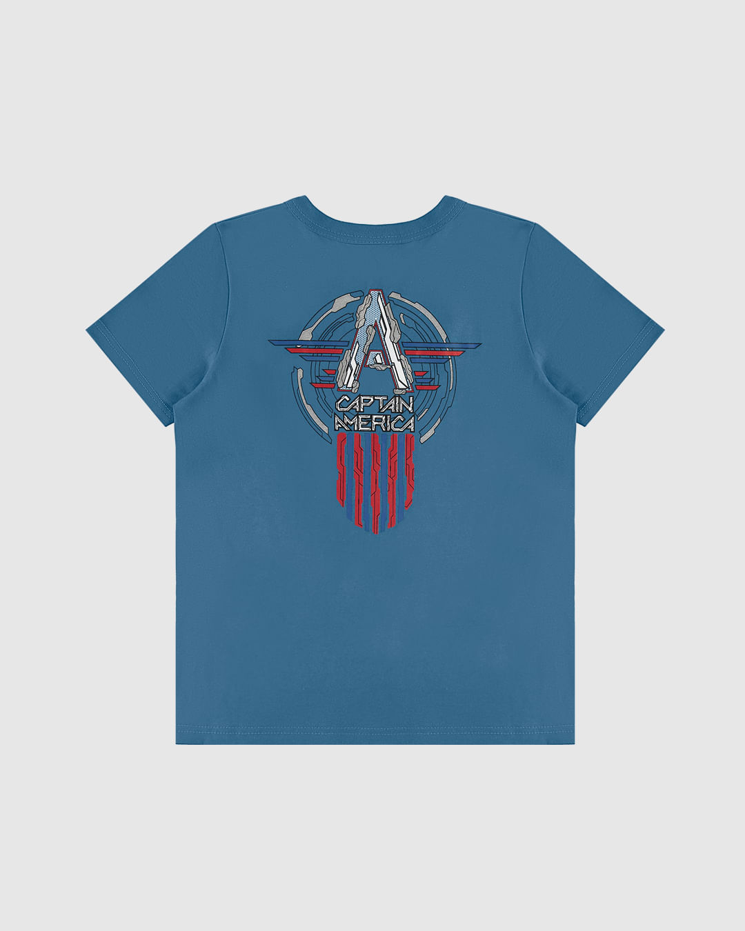 Camiseta Infantil Menino Estampa Metalizada Avengers Em Algodão Malwee Kids - Imagem 2