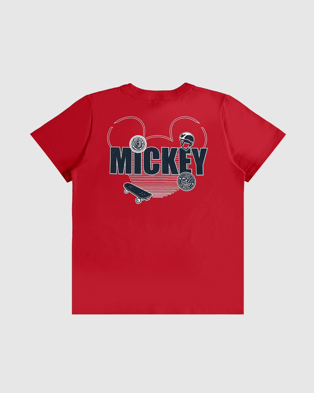 Camiseta Infantil Menino Estampa Costas Mickey Disney Em Algodão Malwee Kids - Imagem 8