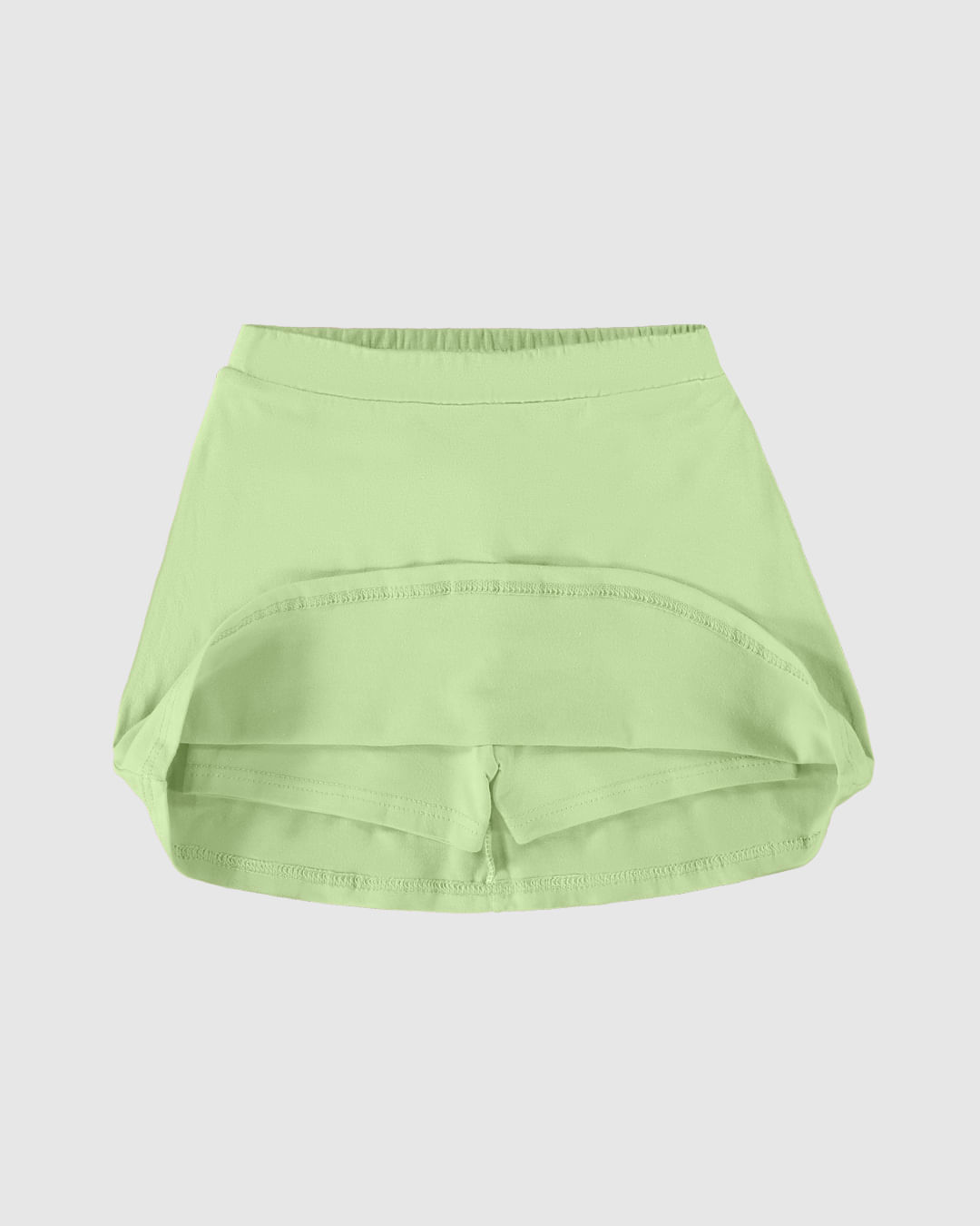 Saia Shorts Infantil Menina Cós Elástico Em Algodão Malwee Kids - Imagem 6