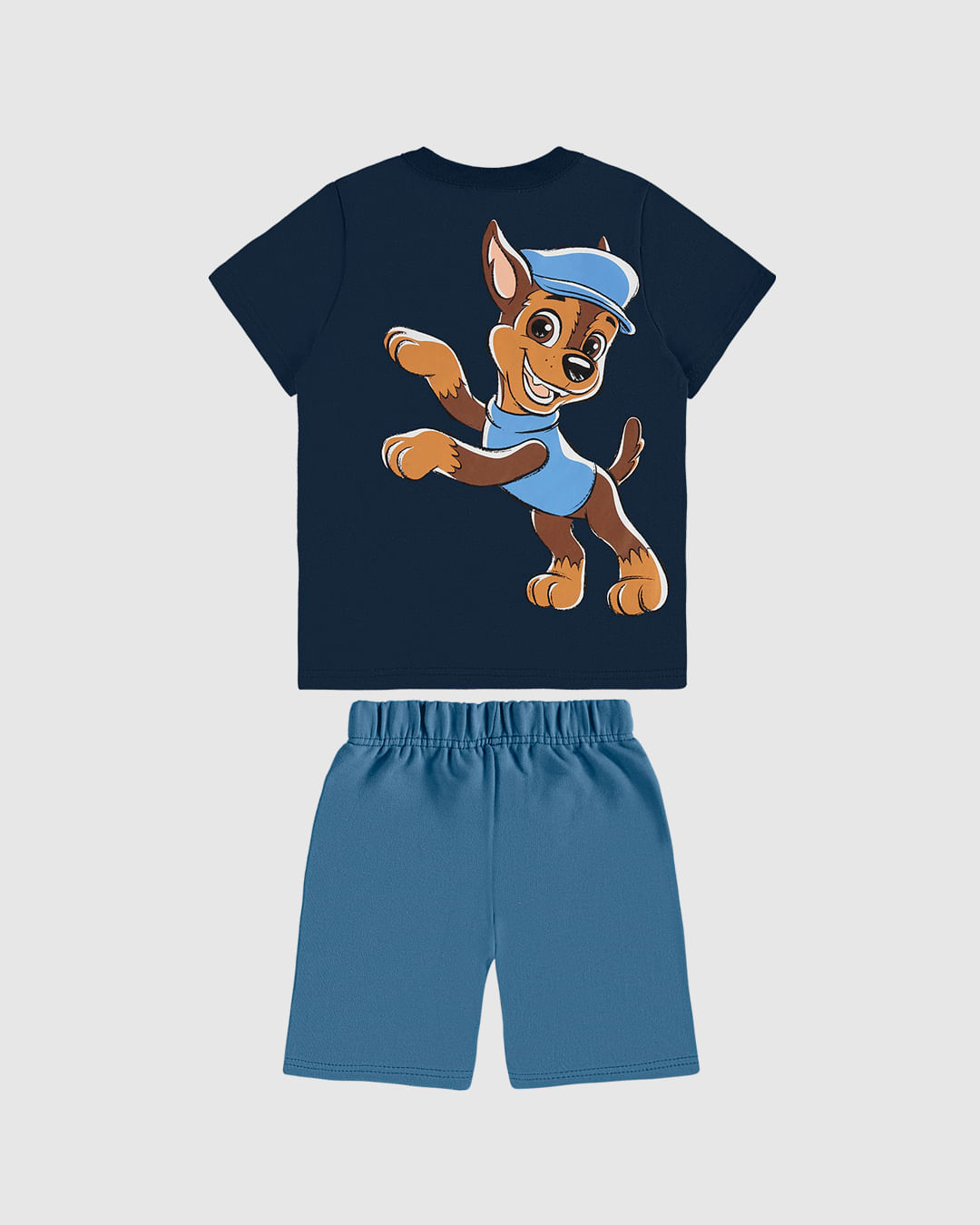 Conjunto Infantil Menino Patrulha Canina Bermuda Moletinho Malwee Kids - Imagem 9