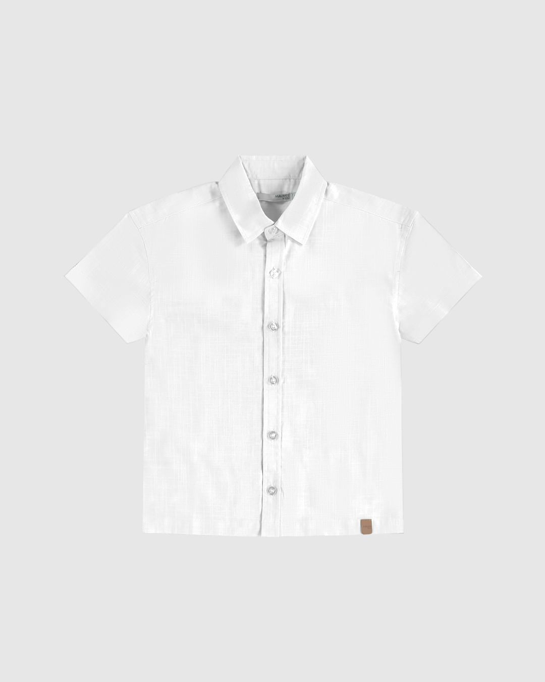 Camisa Infantil Menino Manga Curta Em Algodão Texturizado Malwee Kids - Imagem 5