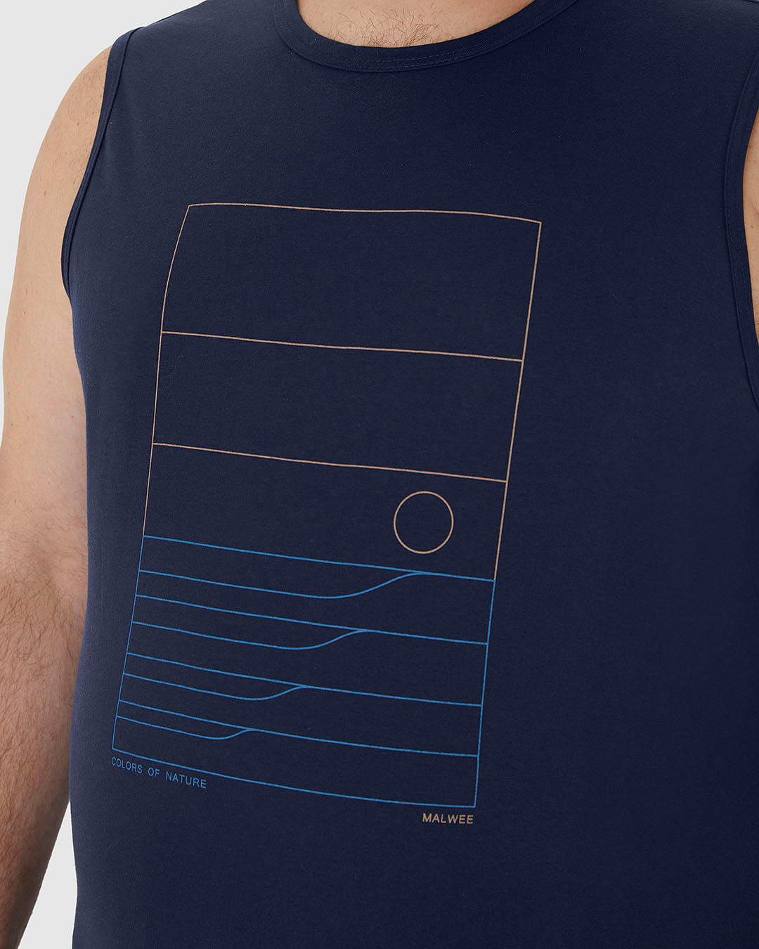 Regata Masculina Plus Size Colors Of Nature Em Algodão - Imagem 14